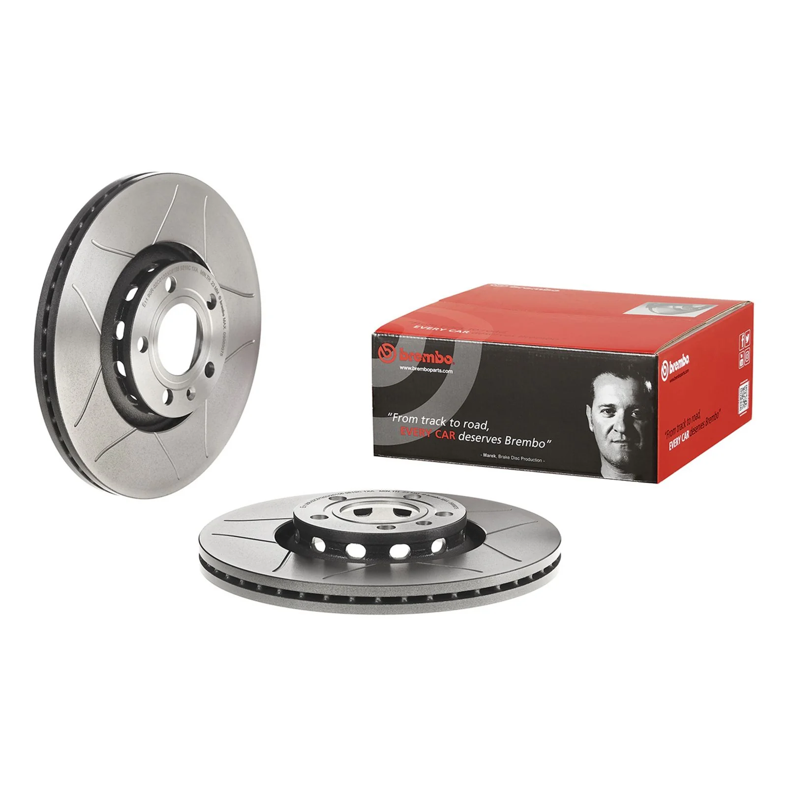 Передний тормозной диск Brembo 09869075
