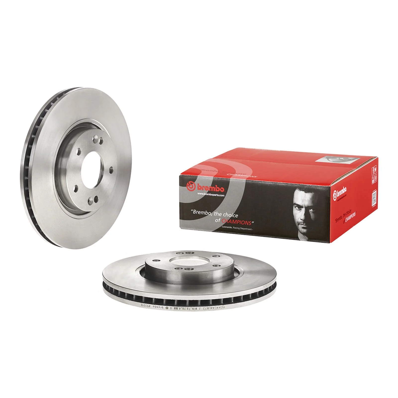 Передний тормозной диск Brembo 09A35210