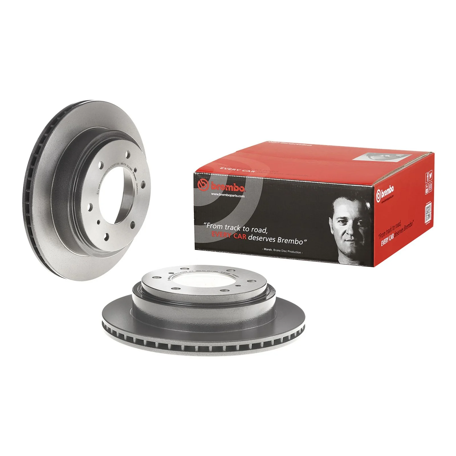 Задний тормозной диск Brembo 09A45011