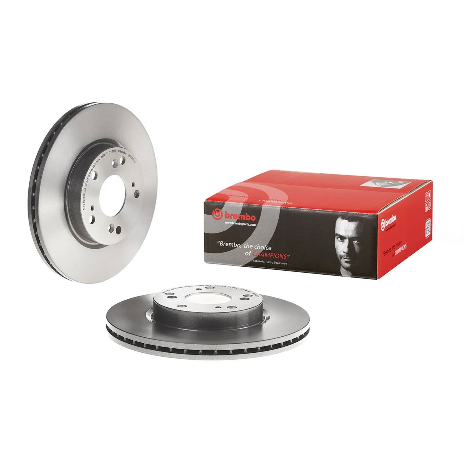 Передний тормозной диск Brembo 09A45511