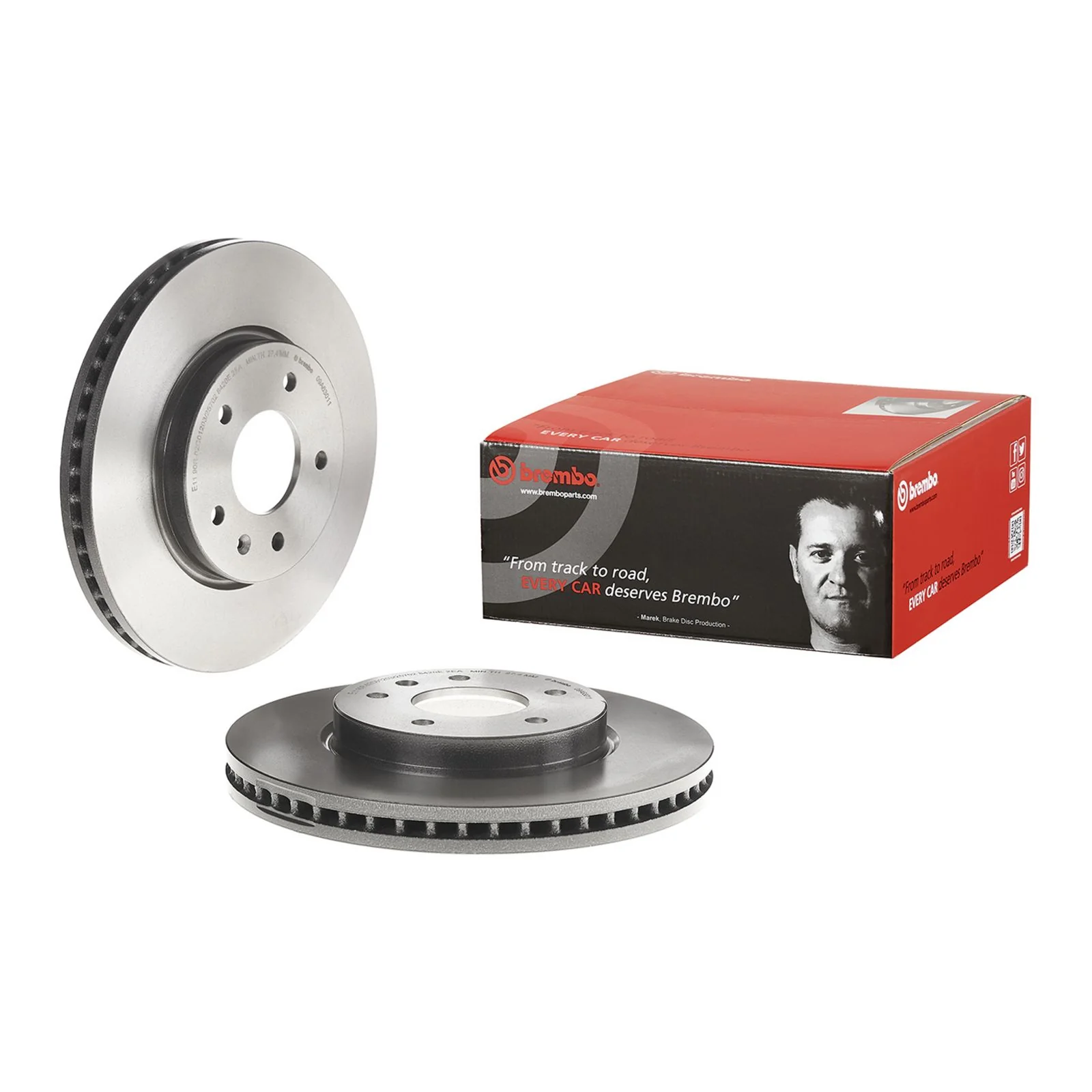 Передний тормозной диск Brembo 09A63011