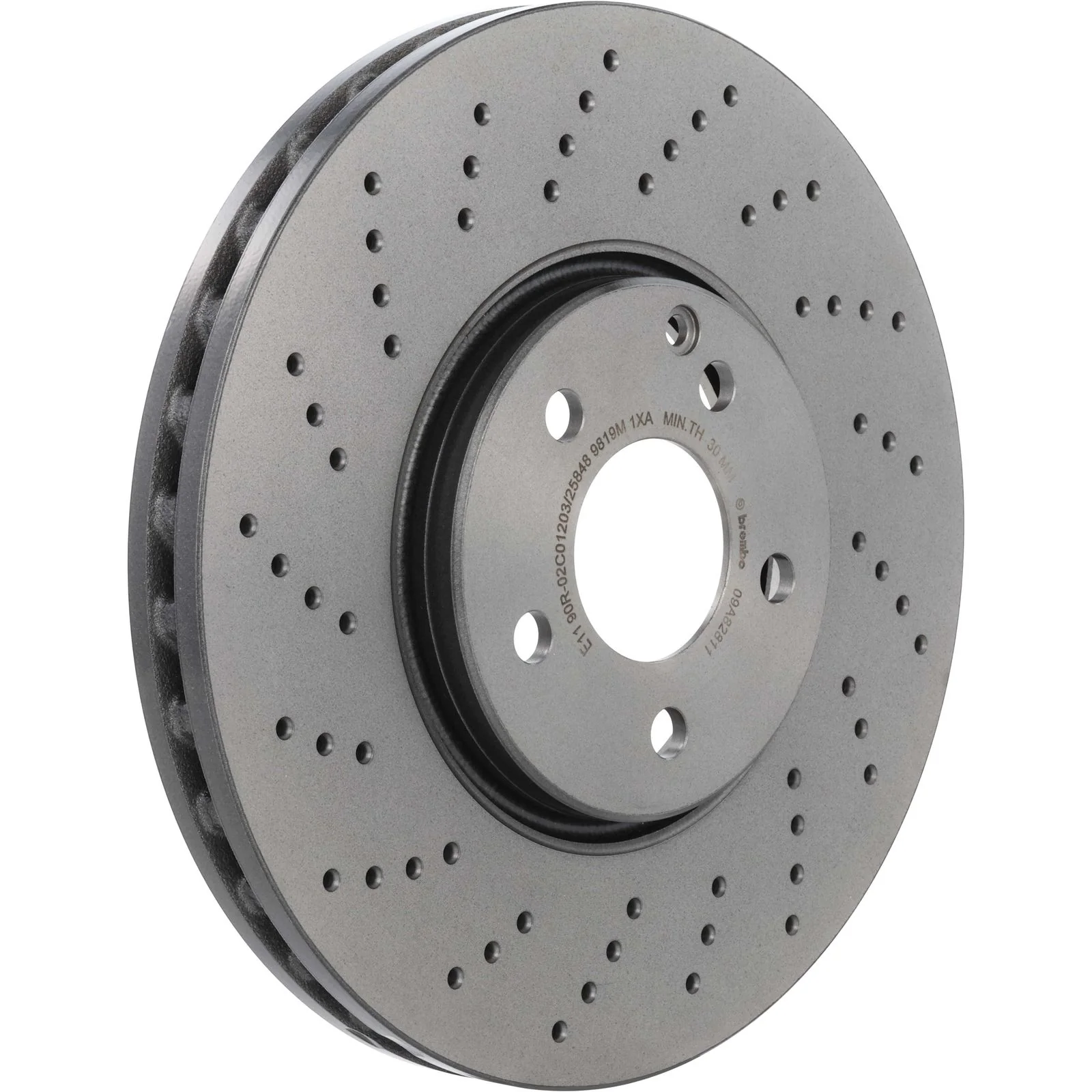 Передний тормозной диск Brembo 09A82811