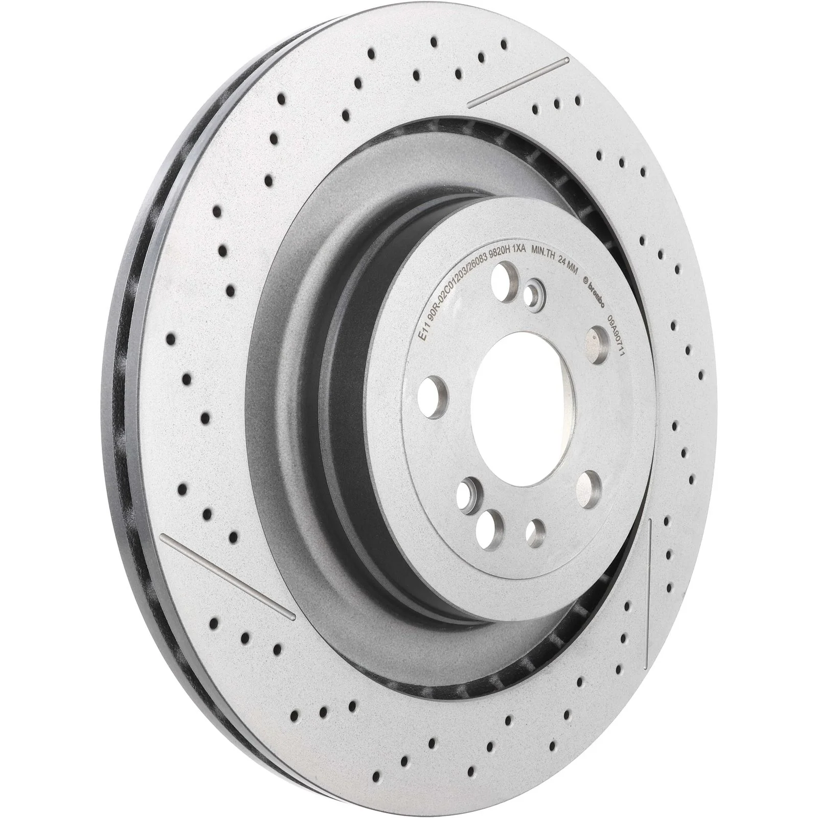 Передний тормозной диск Brembo 09A90711