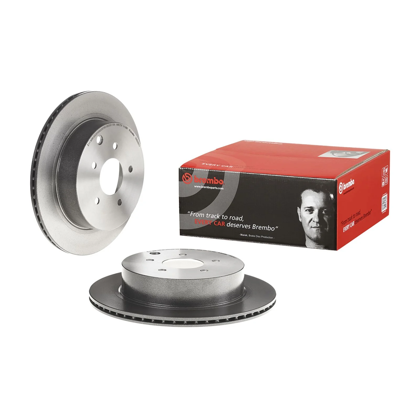 Задний тормозной диск Brembo 09B26511