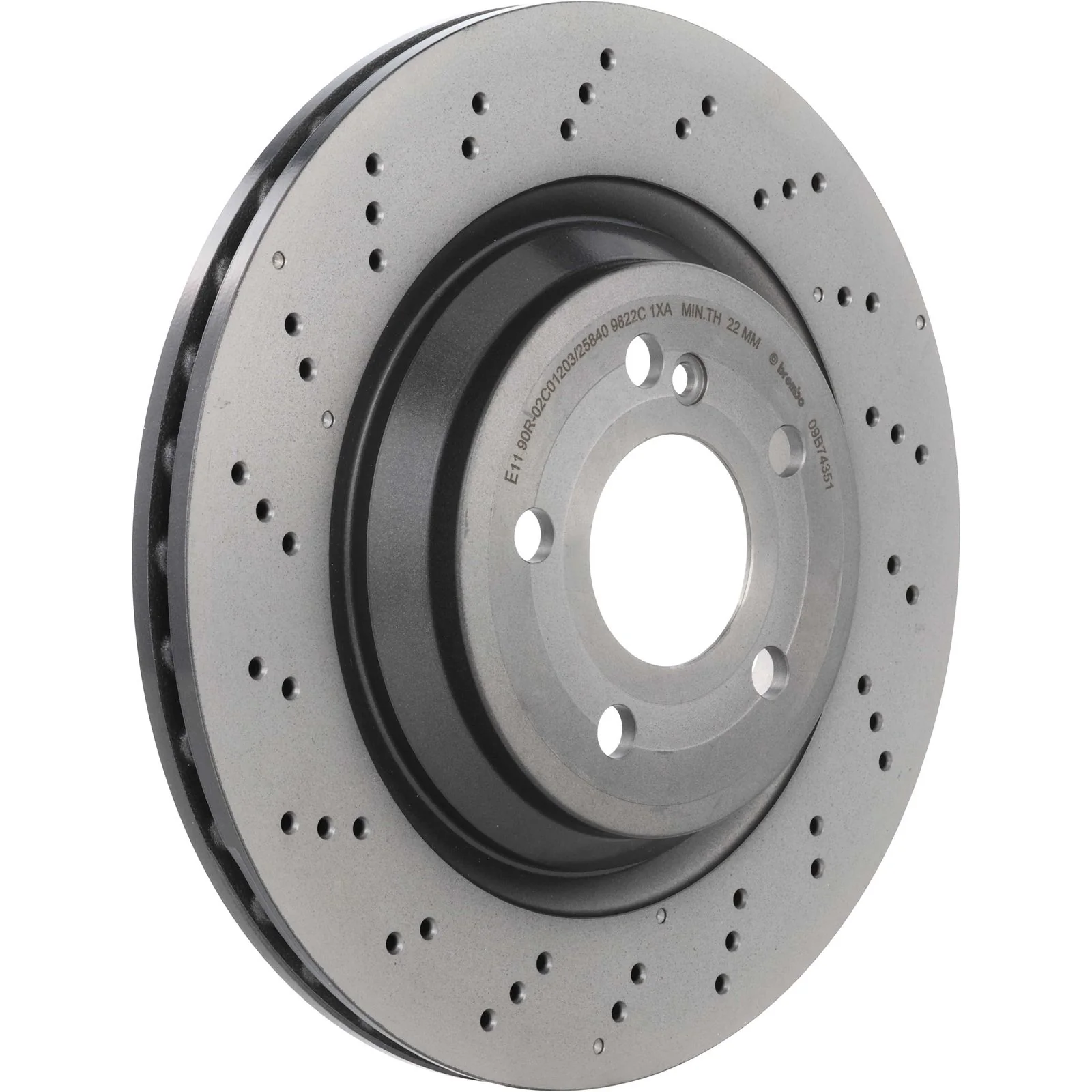 Передний тормозной диск Brembo 09B74351