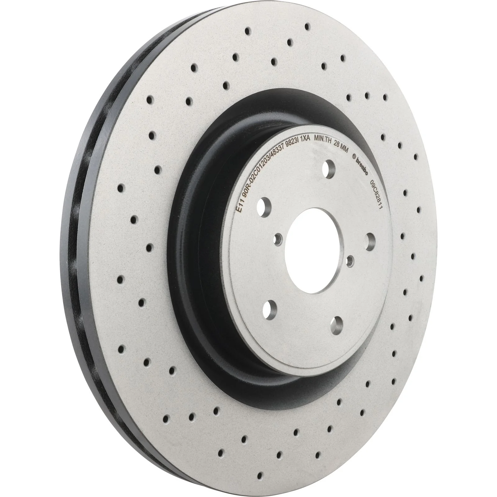 Передний тормозной диск Brembo 09C82811