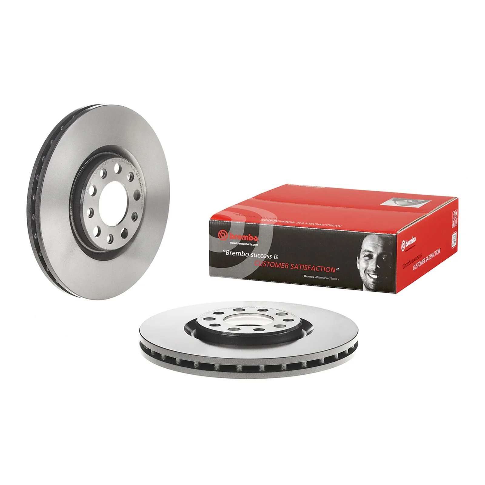 Передний тормозной диск Brembo 09D20911
