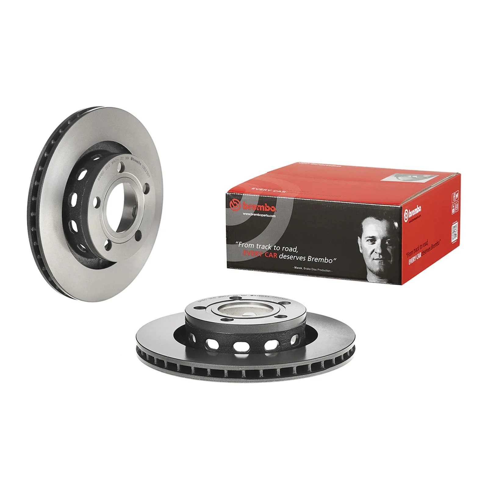 Передний тормозной диск Brembo 09D23011