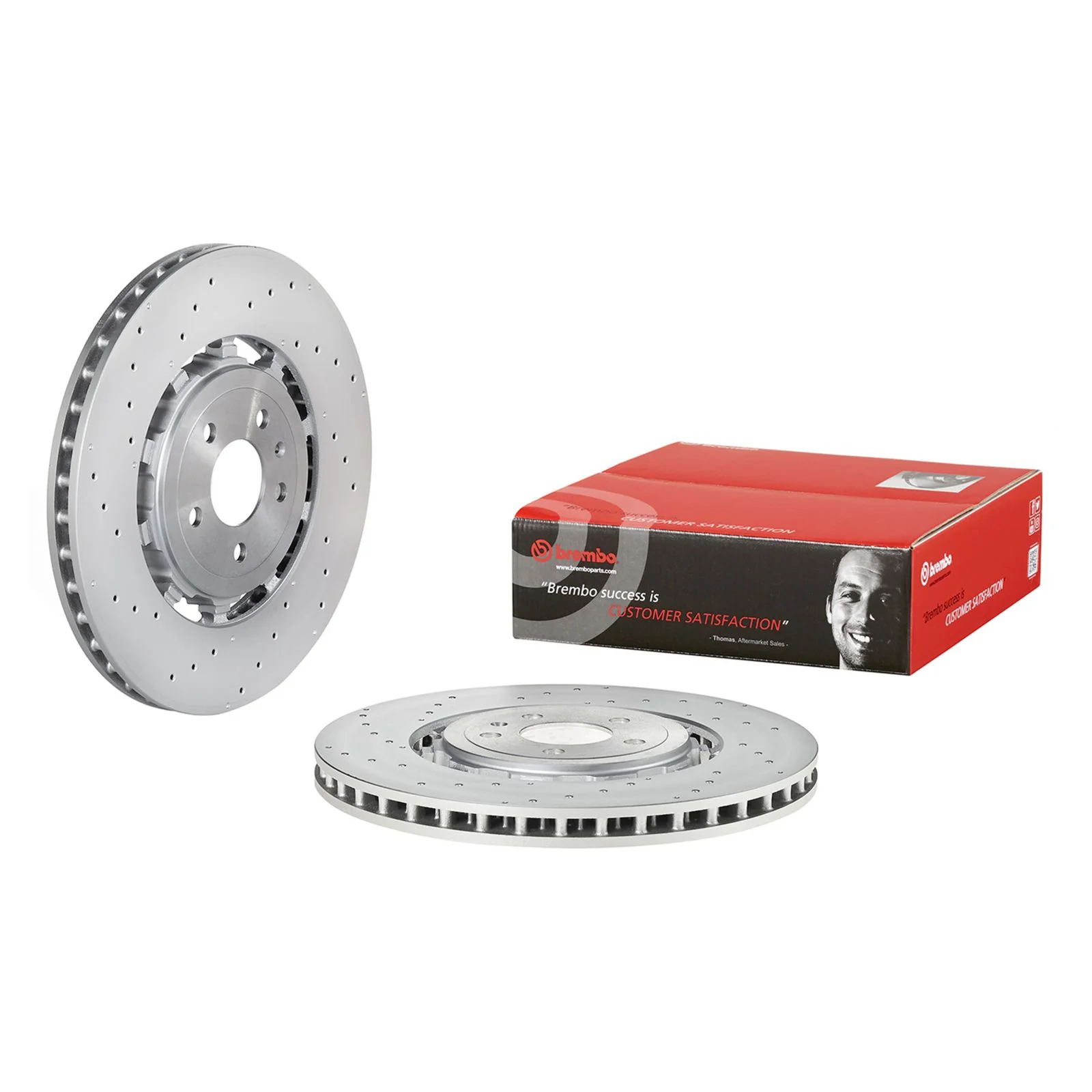 Передний тормозной диск Brembo 09D48233