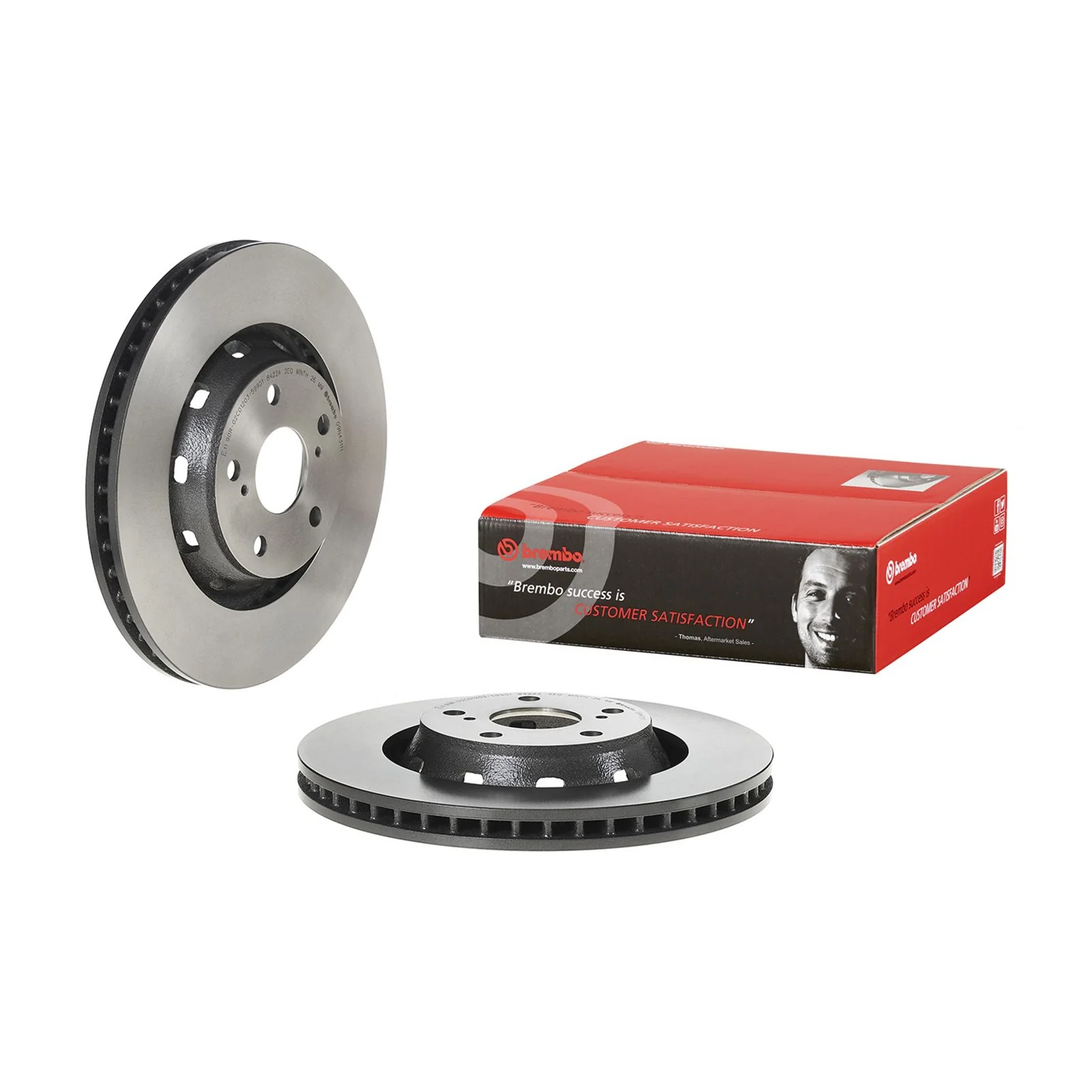 Передний тормозной диск Brembo 09N43111