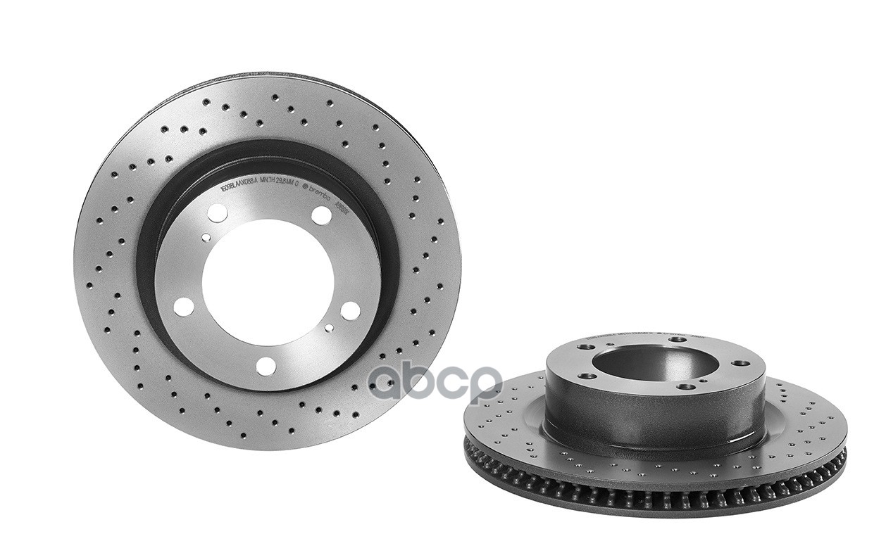 Диск тормозной передний перфорированный BREMBO 09A9661X