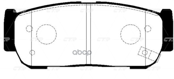 Колодки задние CTR GK0564