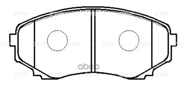 Колодки передние CTR GK0656