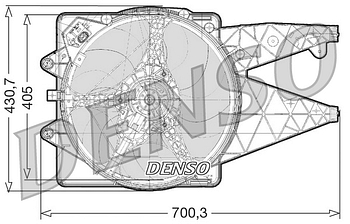 Вентилятор охлаждения DENSO DER01020
