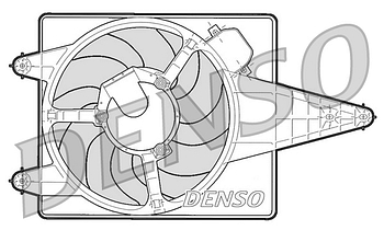 Вентилятор охлаждения DENSO DER01204
