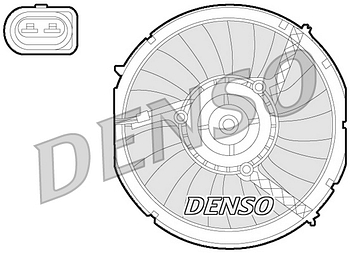 Вентилятор охлаждения DENSO DER02003