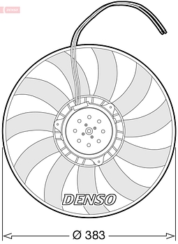 Вентилятор охлаждения DENSO DER02007