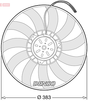Вентилятор охлаждения DENSO DER02009