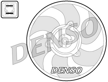 Вентилятор охлаждения DENSO DER07008