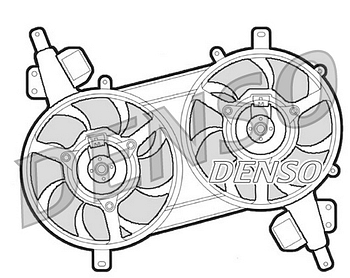 Вентилятор охлаждения DENSO DER09006