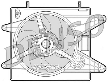 Вентилятор охлаждения DENSO DER09008