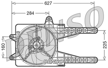 Вентилятор охлаждения DENSO DER09013