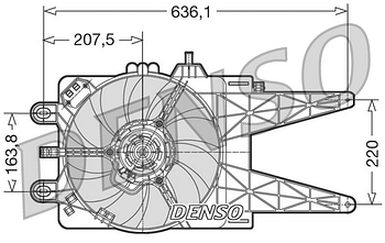 Вентилятор охлаждения DENSO DER09015