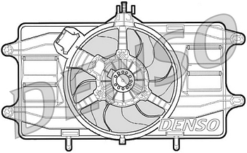 Вентилятор охлаждения DENSO DER09021