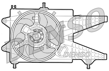 Вентилятор охлаждения DENSO DER09041