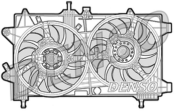 Вентилятор охлаждения DENSO DER09043