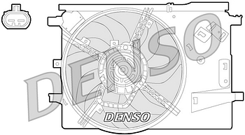 Вентилятор охлаждения DENSO DER09053