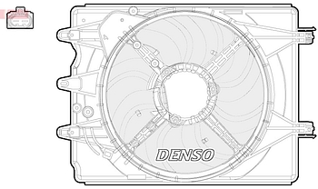 Вентилятор охлаждения DENSO DER09059