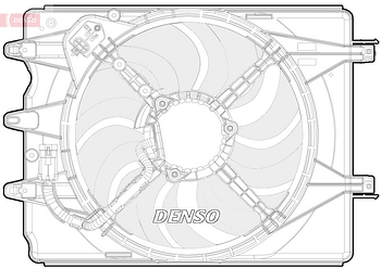 Вентилятор охлаждения DENSO DER09068
