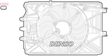 Вентилятор охлаждения DENSO DER09069