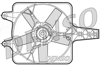 Вентилятор охлаждения DENSO DER09072