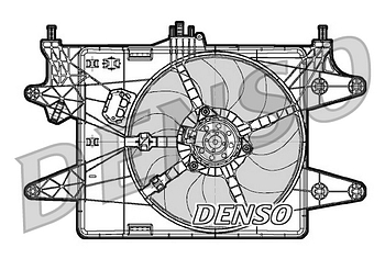 Вентилятор охлаждения DENSO DER09081