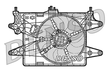 Вентилятор охлаждения DENSO DER09082