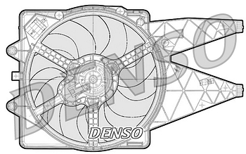 Вентилятор охлаждения DENSO DER09091