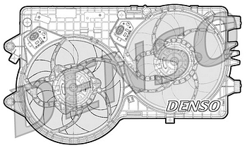 Вентилятор охлаждения DENSO DER09093