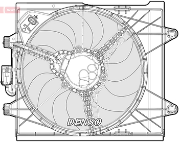 Вентилятор охлаждения DENSO DER09096