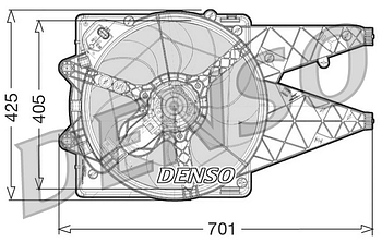 Вентилятор охлаждения DENSO DER09101