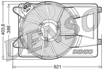 Вентилятор охлаждения DENSO DER09306