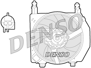 Вентилятор охлаждения DENSO DER10006