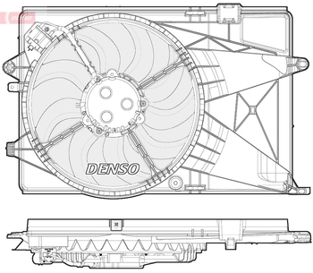 Вентилятор охлаждения DENSO DER15002