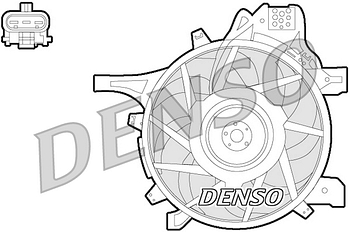 Вентилятор охлаждения DENSO DER20012