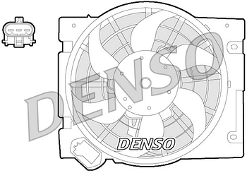 Вентилятор охлаждения DENSO DER20013