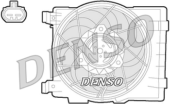 Вентилятор охлаждения DENSO DER20015