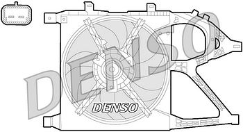 Вентилятор охлаждения DENSO DER20016