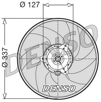 Вентилятор охлаждения DENSO DER21004