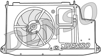 Вентилятор охлаждения DENSO DER21012